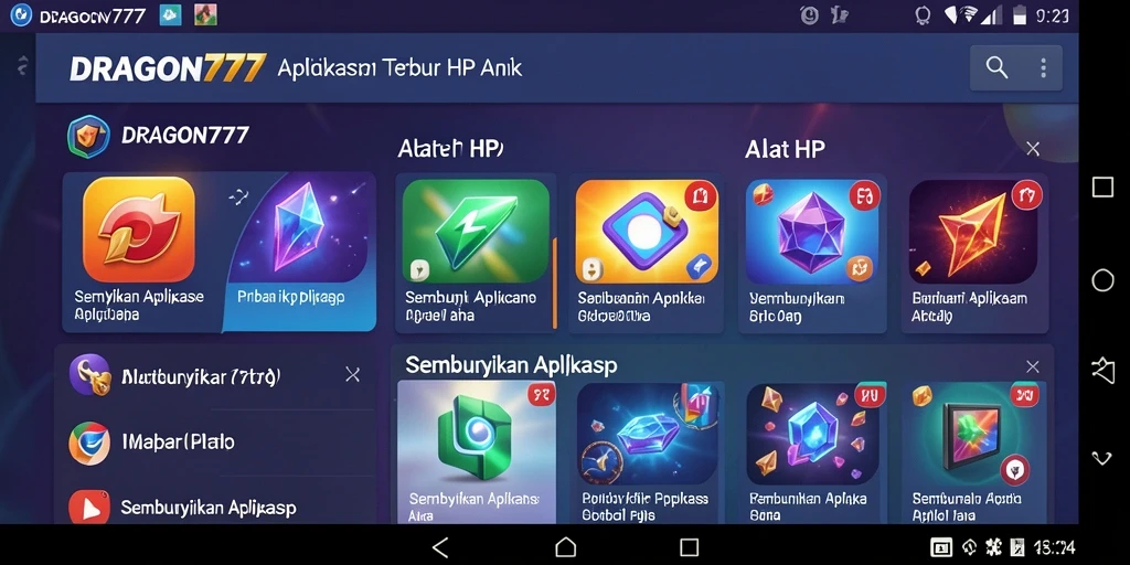 Tampilan antarmuka DRAGON777 yang sederhana dan fungsional.