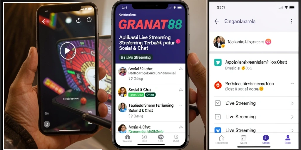 Tampilan antarmuka aplikasi GRANAT88 yang menarik dan interaktif.