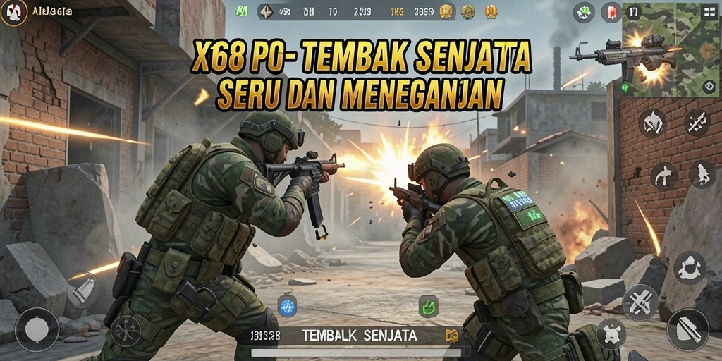 Tampilan antarmuka permainan X168 yang modern dan menarik.